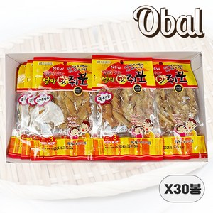 [오발] 얼짱맛쥐포30g 30봉 x1BOX(보민), 1박스