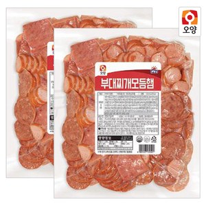 [퀴클리몰] 사조오양 부대찌개 모듬햄, 1kg, 2개