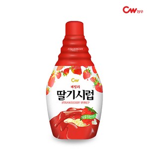 청우 패밀리 딸기시럽, 520g, 1개