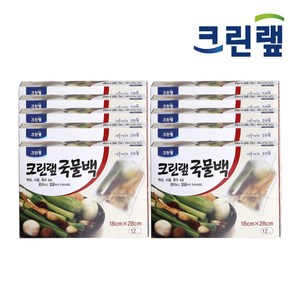 크린랲 크린 국물백, 12매, 10개