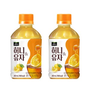 미닛메이드 허니유자 280ml x 24개 유자차 꿀차 음료수