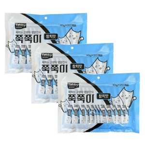 테비 쭉쭉이, 3개, 200g, 참치 20P