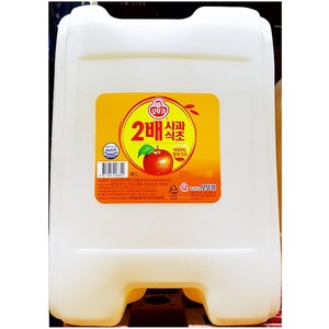 2배 사과식초 오뚜기 18L 업소용 대용량 식초, 1개