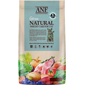 ANF 고양이 6Fee 네추럴 웨이트 케어 기능성 사료, 다이어트(체중감소), 2kg, 1개