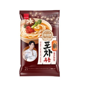 하이면 포차우동(얼큰한맛), 424g, 3개