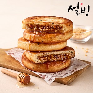 설빙 추억의 꿀호떡 5개입x2개(총10개), 10개, 90g