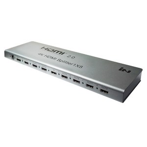 인네트워크 HDMI 2.0V 1:8 분배기 4K EDID지원 [IN-20HD108] INV038, 1개