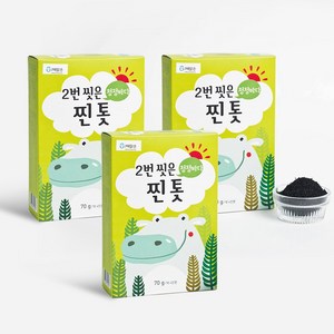 [바다모음] 찐톳 70g 이유식 재료 아기 반찬, 3개