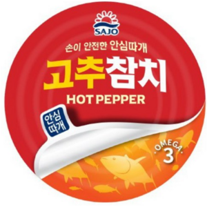 사조 고추참치 안심따개, 135g, 40개