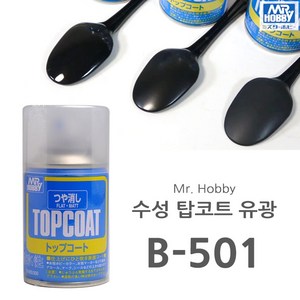 [군제] 마감제 미스터하비 슈퍼 클리어 탑코트 유광 무광 반광 마감재 모음, 탑코트 유광 B501, 1개