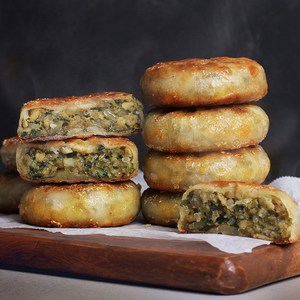 [박미경 장인](3無첨가/국산돈육)바삭쫄깃 우리쌀 호떡군만두(고기)960g 2팩(총1.92kg), 960g, 2개