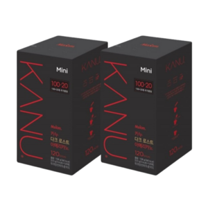 맥심 카누다크로스트미니 120t x2 총 240t 아메리카노, 900mg, 120개입, 2개