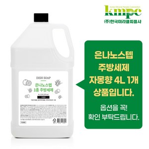 은나노스텝 자몽 주방세제 4L x 2개, 1개