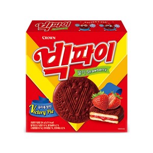 크라운 빅파이 딸기, 324g, 1개