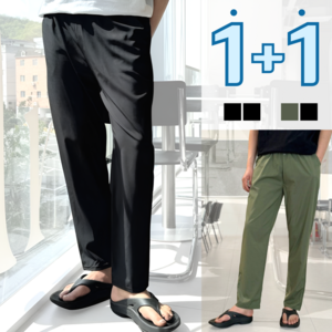 [냉감바지]먼디노 남자 여름슬랙스 밴딩9부 스판