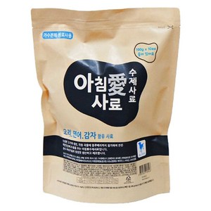 아침애사료 오리 연어 감자 수제사료, 상세 설명 참조, 1kg, 1개