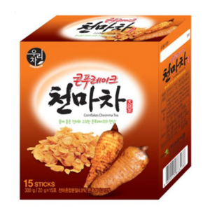 우리차 콘푸레이크 천마차, 20g, 15개입, 105개