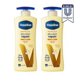 [바세린] 더마 바디로션 드라이스킨 400ml 2개