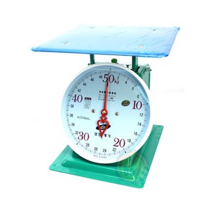 지시저울 50KG (200g) 삼성계기 저울 공구몰 438-0065, 1개