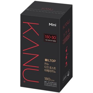 카누 미니 다크 아메리카노 180T (150T+30T), 1개, 180개입, 9g