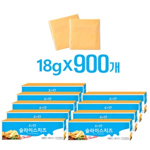 소와나무 슬라이스치즈, 18g, 900개