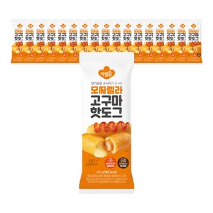 [아임닭] 닭가슴살 소시지 모짜렐라 고구마 핫도그, 80g, 20개
