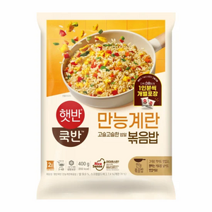 햇반쿡반 만능계란볶음밥, 3개, 400g