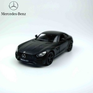 자동차 다이캐스트 벤츠 AMG GTS 1:36 장난감 모형 미니어쳐, 블랙(무광), 1개