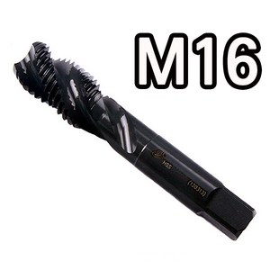 국산 기계탭 HSS 스파이럴탭 볼트 나사 탭 드릴 머신탭, 기계탭(HSS) M16x2.0, 1개