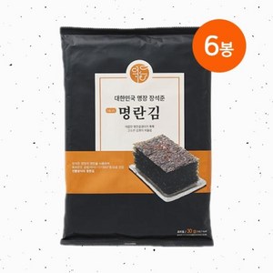 계절품은 [계절품은] 명장 장석준 명란김 (전장김 30g x 6봉), [00001] 없음, 6개