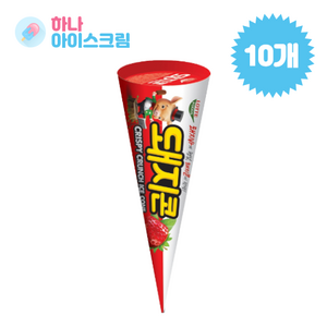 롯데푸드 돼지콘 아이스크림, 10개, 160ml