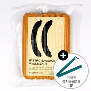 IKEA 이케아푸드 비스트로 핫도그 소시지 600g 후랑크소시지 + Happing 봉지클립(대) 1P, 1개