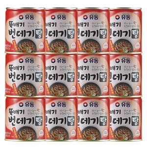 유동 뚝배기 번데기탕 얼큰한맛, 280g, 12개