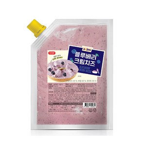 로젠치즈 블루베리 크림치즈 1kg, 1개