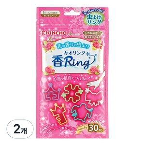 킨초 카오링 야외팔찌 과일향 30p, 핑크, 2개