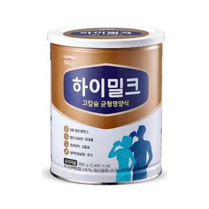 일동후디스 하이밀크 성인분유 헬씨 밀크 포뮬라 어른분유 600g 6캔, 6개