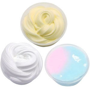 아트니즘 버터 슬라임 120ml x 3종 세트, 솜사탕 + 치즈버터 + 생크림, 145g, 1세트