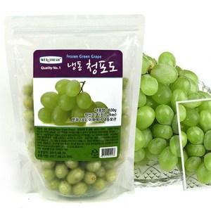 [우리존] SOM 냉동과일 청포도3kg(1kgx3팩)/씨없는 포도 탐슨시들러, 상세 설명 참조, 3개