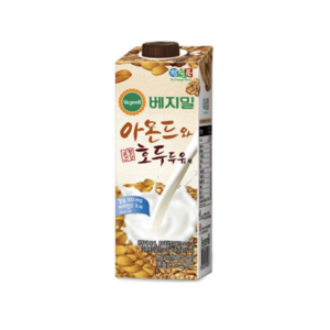 베지밀 아몬드와 호두 두유, 950ml, 6개