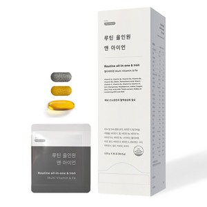 스누파이토텍 국대비타민 루틴 올인원 앤 아이언 멀티비타민 철분제 3 030mg, 30회분, 1개