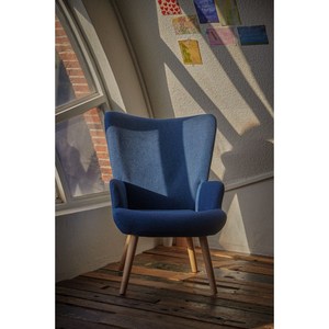KNOOK Amchai 1인용 안락의자 1인용 쇼파 1인용 암체어, 1개, Classic blue