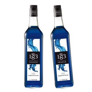 1883 블루큐라소시럽 1000ml 2개세트, 1L, 2개