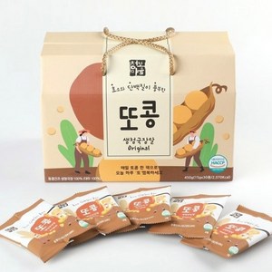 기타 [청보마을] 또콩 생청국장알 하루또콩 세트 (15g x 30봉/1박스), 450g, 1개