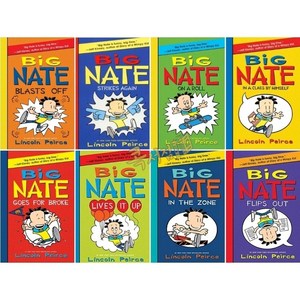 [콕서점] 빅 네이트 8권 세트 영어원서 Big nate 음원제공, 빅 네이트 (8권 세트)