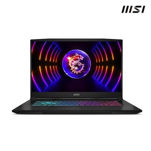 MSI Swod GF76 B13VFK 17.3 인텔 13세대 i7 RTX 4060, 블랙, 1TB, 32GB, WIN11 Home