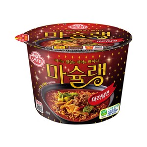 오뚜기 마슐랭 마라탕면 용기 130g, 4개