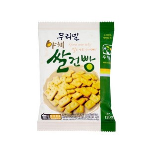 우리밀 야채쌀건빵 야채맛, 1개, 120g