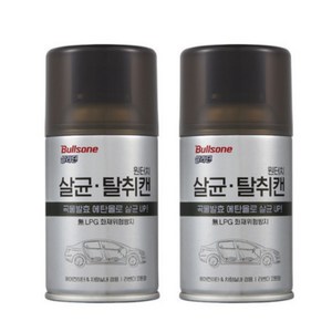 불스원 살라딘 원터치 살균 탈취캔, 112g, 2개