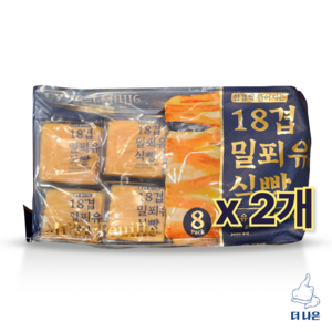 18겹 밀푀유 식빵, 2개, 640g