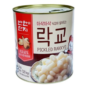 반찬단지 락교 (SS) 3kg 업소용 캔락교, 1개